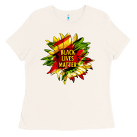 Bone black lives matter sunflower Ladies Tee - HRA Design Shop