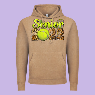 Tennis Senior 2022 Vintage Hoodie Designed By Barkaloodesign