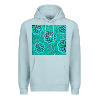 Blue Mist glitter turquoise Premium Hoodie - TumblerDesignByShophia