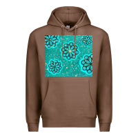 Chestnut glitter turquoise Premium Hoodie - TumblerDesignByShophia