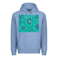 Colony Blue glitter turquoise Premium Hoodie - TumblerDesignByShophia