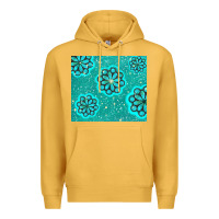 Mustard glitter turquoise Premium Hoodie - TumblerDesignByShophia