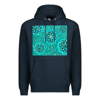 Navy glitter turquoise Premium Hoodie - TumblerDesignByShophia