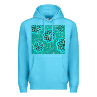 Ocean Blue glitter turquoise Premium Hoodie - TumblerDesignByShophia