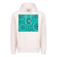 Pale Pink glitter turquoise Premium Hoodie - TumblerDesignByShophia