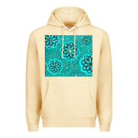 Pina Colada glitter turquoise Premium Hoodie - TumblerDesignByShophia
