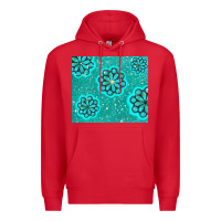Red glitter turquoise Premium Hoodie - TumblerDesignByShophia