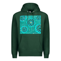 Sports Green glitter turquoise Premium Hoodie - TumblerDesignByShophia