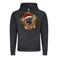 Vintage Black German Shepherd Christmas Vintage Hoodie - RanaPortraitStore