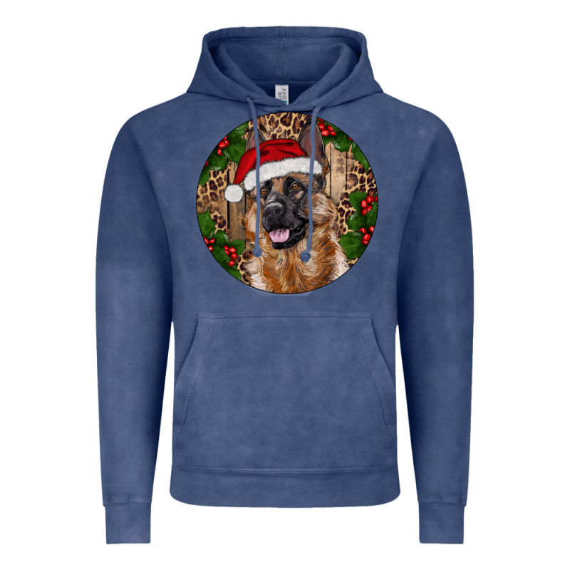 German Shepherd Christmas Vintage Hoodie by RanaPortraitStore | Teevron