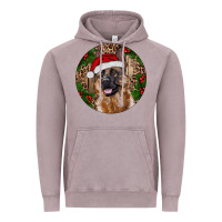 Vintage Zinc German Shepherd Christmas Vintage Hoodie - RanaPortraitStore