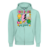 Seafoam 100 days of school Zipper Hoodie - Artiststas