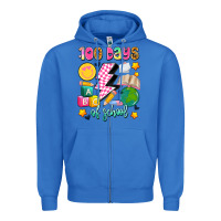 True Royal 100 days of school Zipper Hoodie - Artiststas