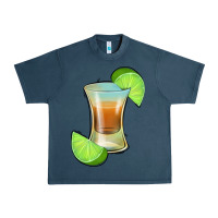 Midnight Navy Tequila Shot Urban Heavy Tee - Jasminsmagicworld