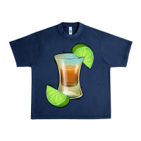 Navy Tequila Shot Urban Heavy Tee - Jasminsmagicworld