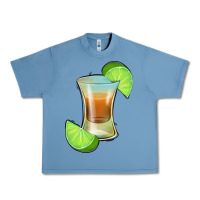 Pebble Blue Tequila Shot Urban Heavy Tee - Jasminsmagicworld