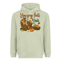 Matcha Happy Fall Y'all Heavyweight Hoodie - texasbilliewilder