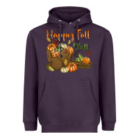 Plum Happy Fall Y'all Heavyweight Hoodie - texasbilliewilder
