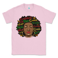 Bubblegum Pink afro diva Classic Tee - MaliasSmallBusiness