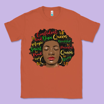 Afro Diva Classic Tee Designed By Maliassmallbusiness