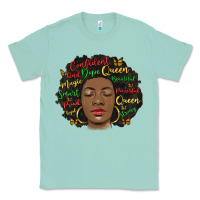 Seafoam afro diva Classic Tee - MaliasSmallBusiness