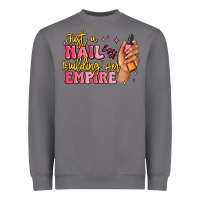 Storm just a nail boss building her empire Heavyweight Sweatshirt - MaliasSmallBusiness