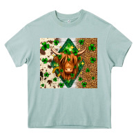 Arona St. Patrick's Day Highland cow Heavy Core Tee - Neo Western