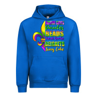 Cobalt mardi gras parades beads Urban Hoodie - FaDigitalArtStudio