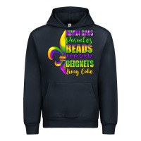Navy mardi gras parades beads Urban Hoodie - FaDigitalArtStudio