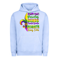 Pigment Grape Ice mardi gras parades beads Urban Hoodie - FaDigitalArtStudio