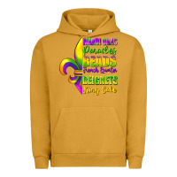 Pigment Peanut Butter mardi gras parades beads Urban Hoodie - FaDigitalArtStudio