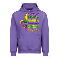 Tulip mardi gras parades beads Urban Hoodie - FaDigitalArtStudio