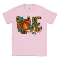 Bubblegum Pink Love Fall Y'all Classic Tee - CowhideDigitalArt