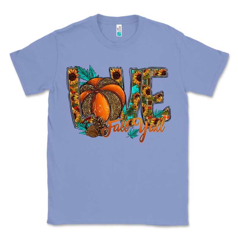 Love Fall Y'all Classic Tee by CowhideDigitalArt | Teevron