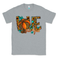 Heather Grey Love Fall Y'all Classic Tee - CowhideDigitalArt