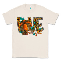 Natural Love Fall Y'all Classic Tee - CowhideDigitalArt