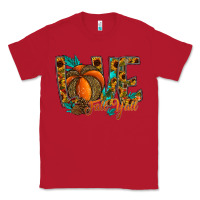 Red Love Fall Y'all Classic Tee - CowhideDigitalArt