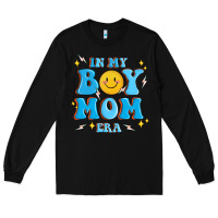 Black in my boy mom era Long Sleeve Tee - MaliasSmallBusiness
