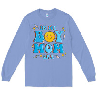 Colony Blue in my boy mom era Long Sleeve Tee - MaliasSmallBusiness