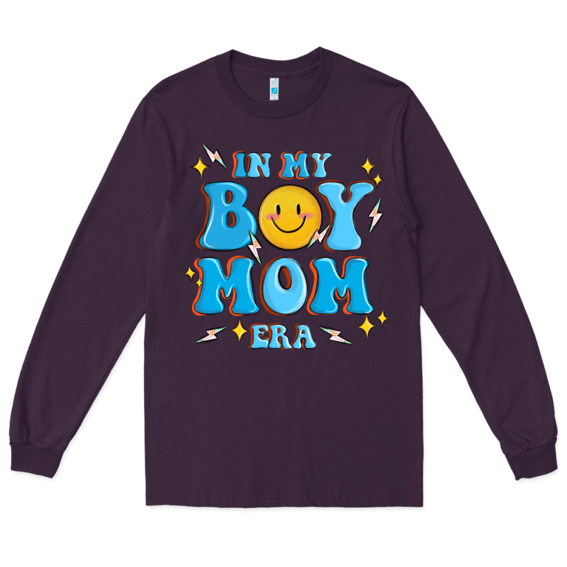In My Boy Mom Era Long Sleeve Tee by MaliasSmallBusiness | Teevron