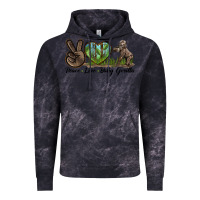 Cloud Black Peace Love Baby Gorilla Vintage Hoodie - LillyAllenDesigns