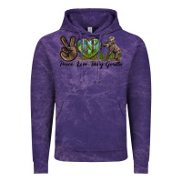 Cloud Purple Peace Love Baby Gorilla Vintage Hoodie - LillyAllenDesigns