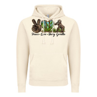 Vintage Artic Peace Love Baby Gorilla Vintage Hoodie - LillyAllenDesigns