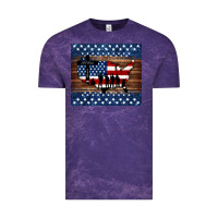 Cloud Purple god bless america american flag tumbler Vintage Tee - Jasminsmagicworld