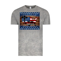 Cloud Rock god bless america american flag tumbler Vintage Tee - Jasminsmagicworld
