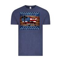 Vintage Denim god bless america american flag tumbler Vintage Tee - Jasminsmagicworld