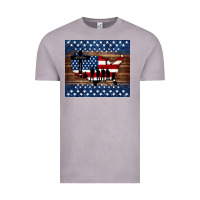 God Bless America American Flag Tumbler Vintage Tee | Teevron