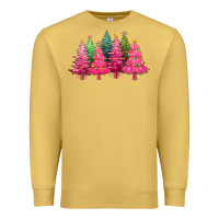 Antique Gold christmas tress with lights Premium Sweatshirt - texasbilliewilder