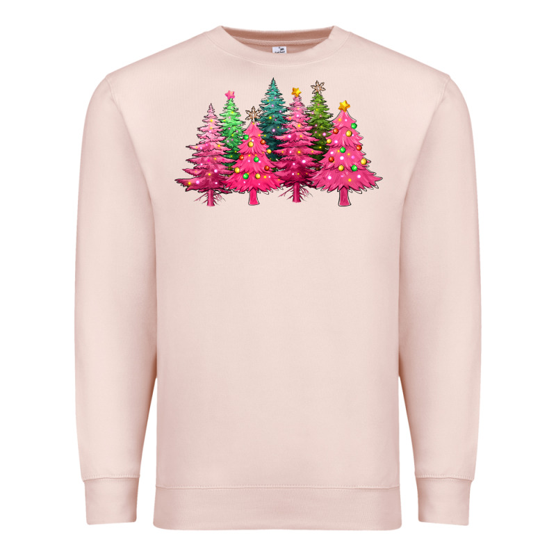 Christmas Tress With Lights Premium Sweatshirt by texasbilliewilder | Teevron