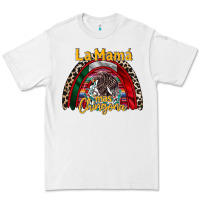 White la mama mas chingona Premium Tee - RacoonDesign
